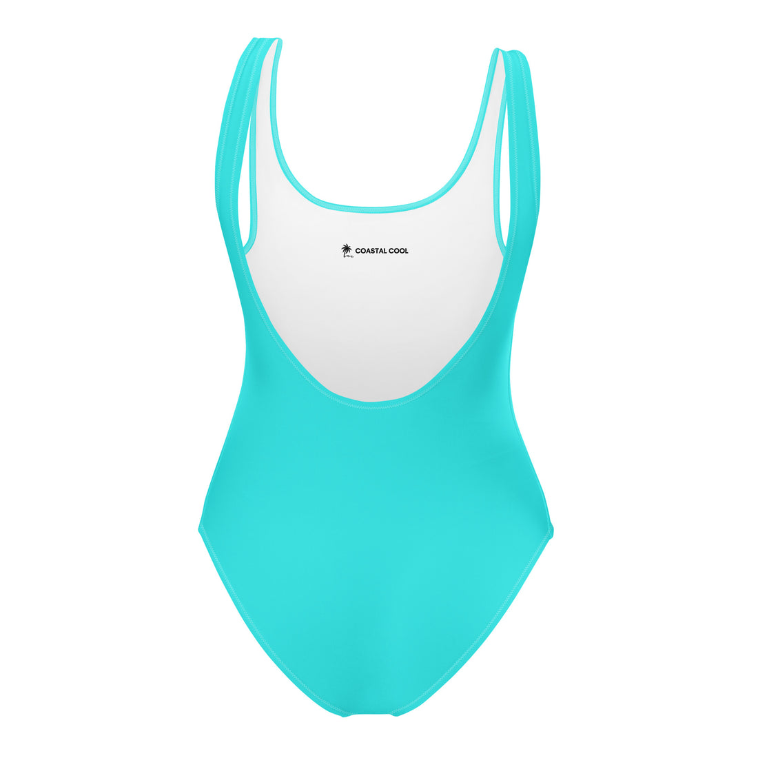 Solid Reef One-Piece Swimsuit-Coastal Cool-Recycled Swimsuits and Beachwear