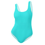 Solid Reef One-Piece Swimsuit-Coastal Cool