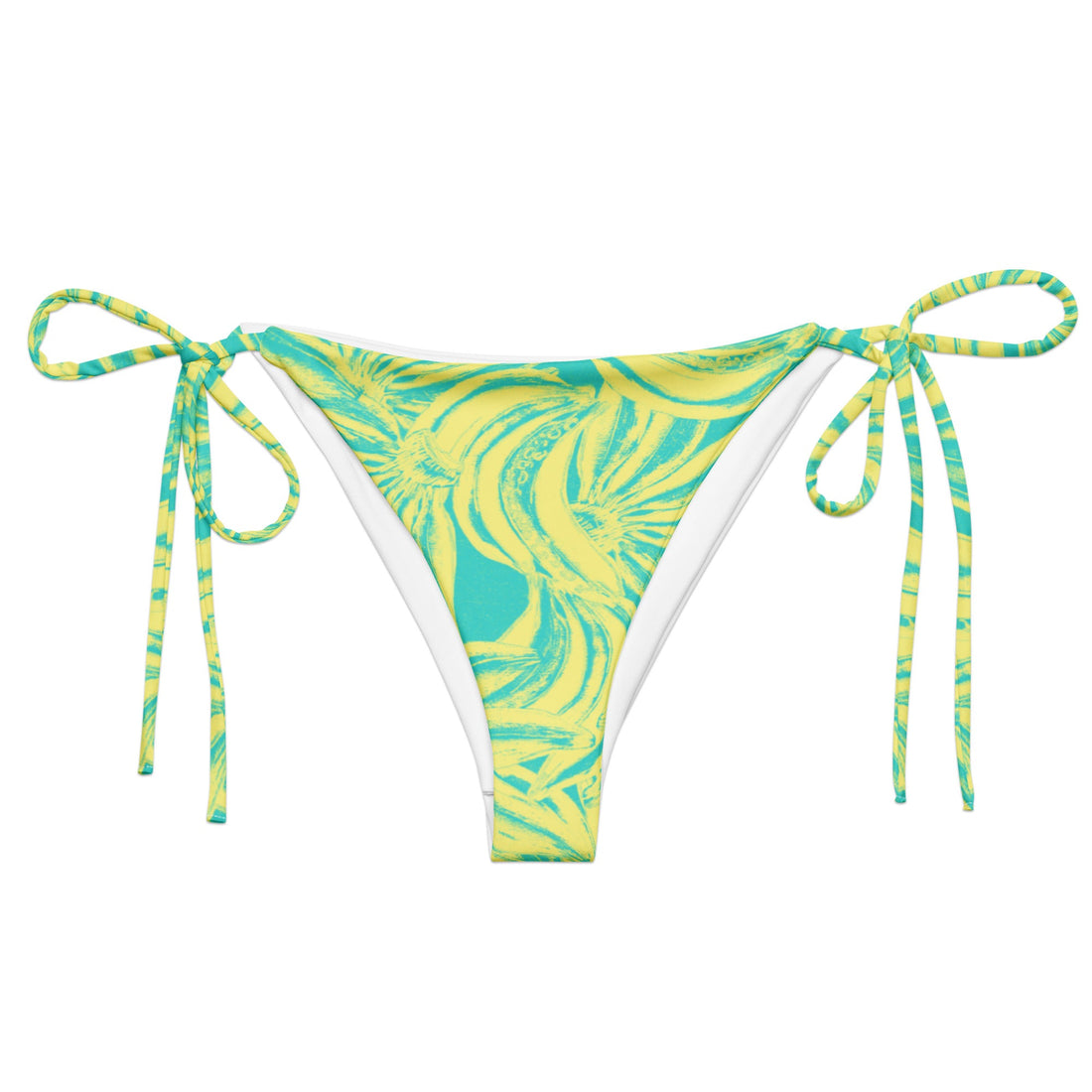 Sun Bum String Bikini Bottom  Coastal Cool XS   Sustainable | Recycled | Swimwear | Beachwear | Travel and Vacation | Coastal Cool Swimwear | Coastal Cool Beachwear