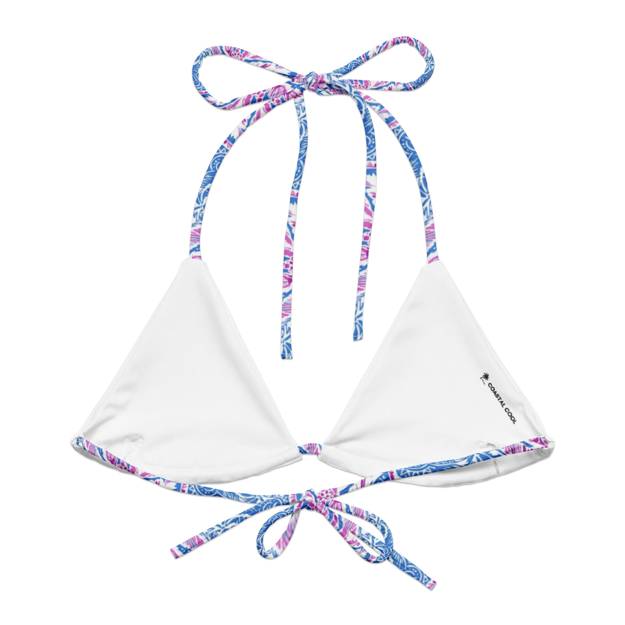 Sun-Kissed Sands String Bikini Top-Coastal Cool