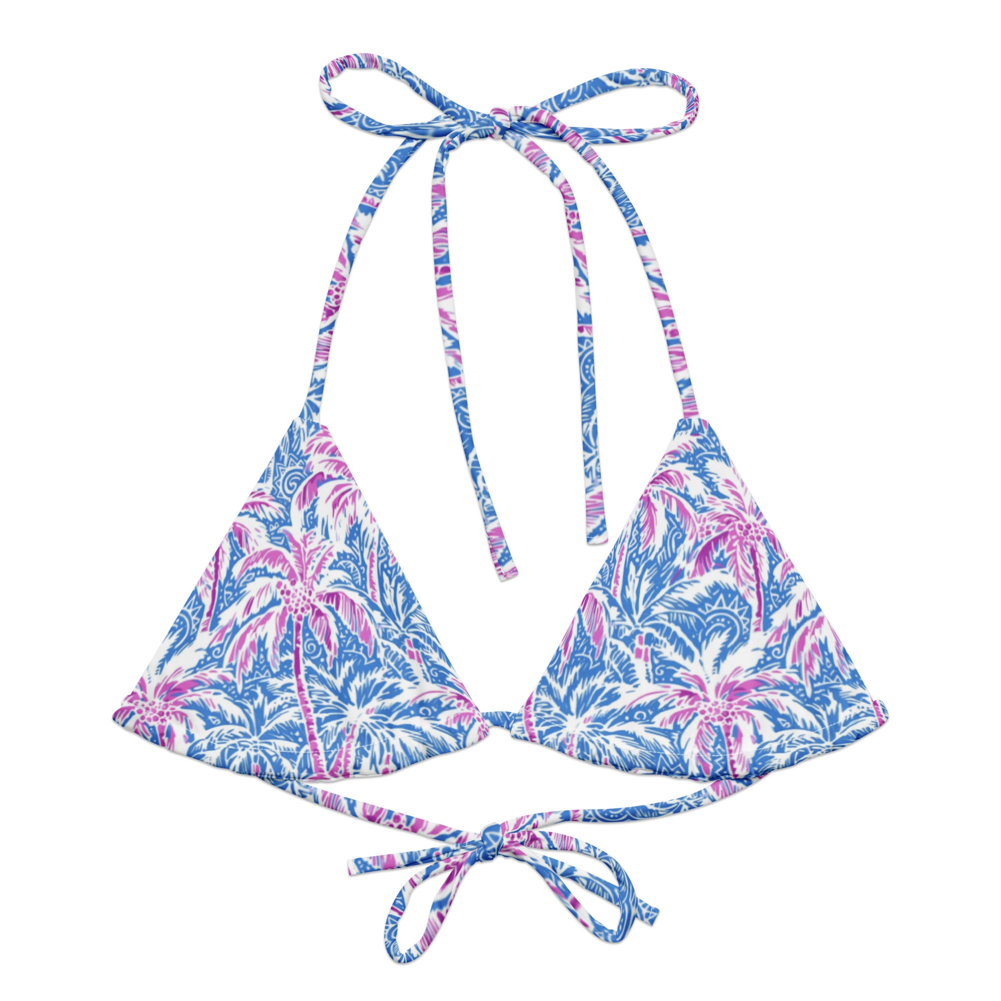 Sun-Kissed Sands String Bikini Top-Coastal Cool