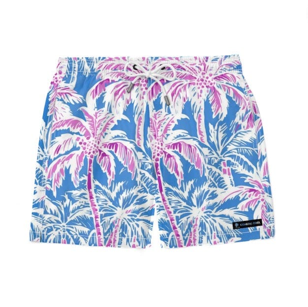 Sun-Kissed Sands Swim Trunks-Coastal Cool