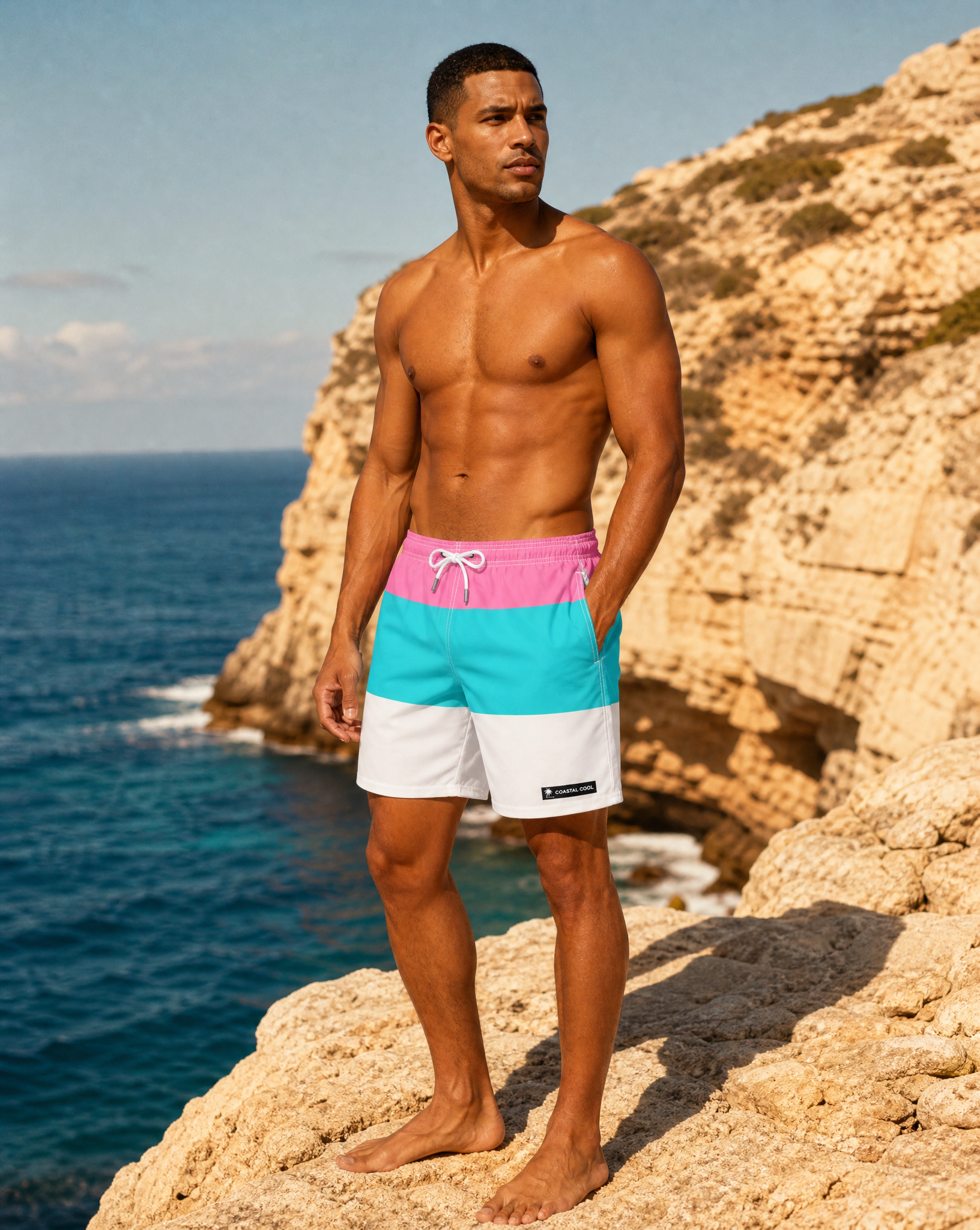 Surf Shop Swim Trunks-Coastal Cool-2026-V1