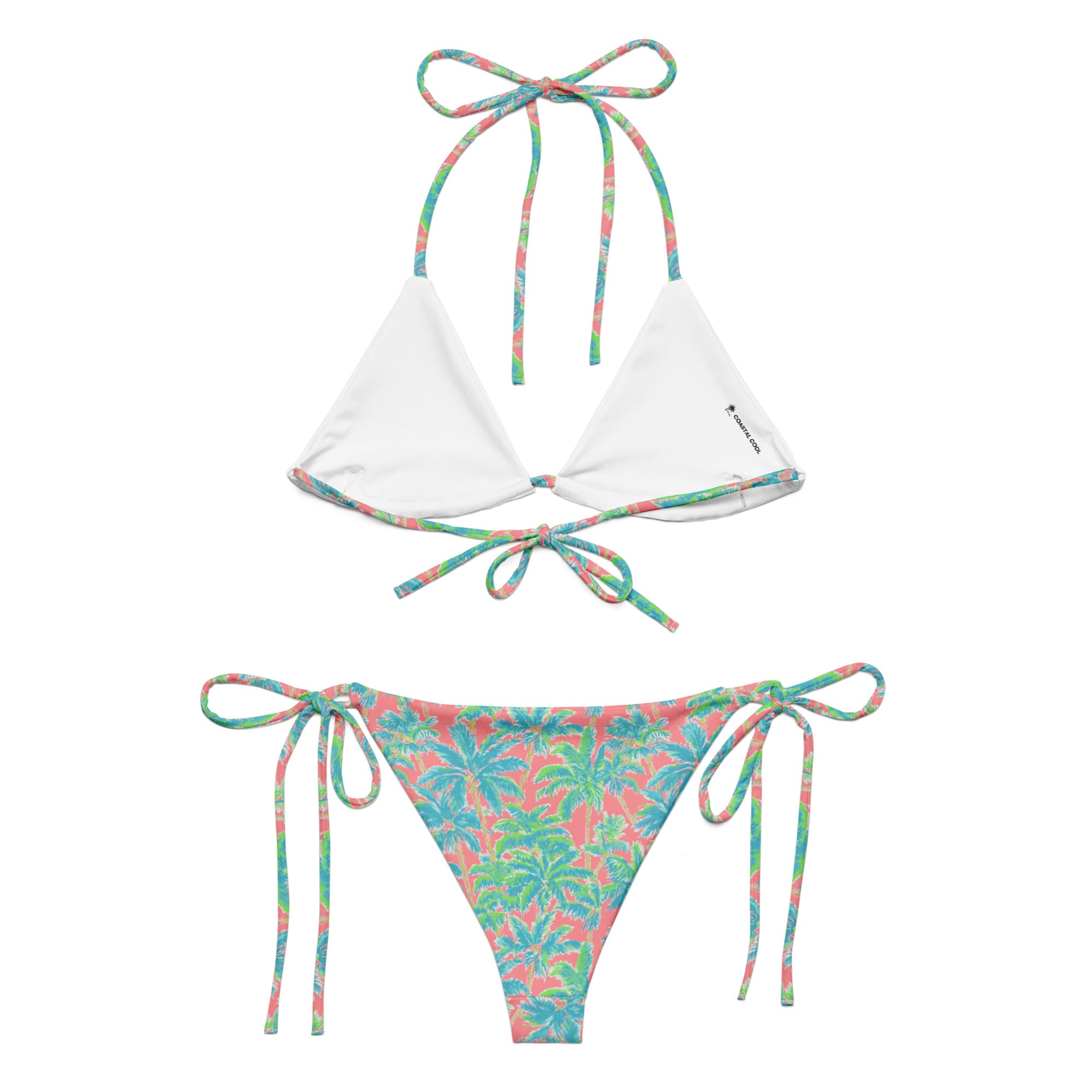 Tequila Sunrise Bikini by Coastal Cool adjustable bikini set UPF 50 breathable sustainable resort style