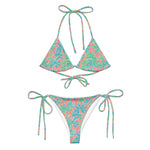 Tequila Sunrise Bikini by Coastal Cool adjustable bikini set UPF 50 breathable sustainable resort style