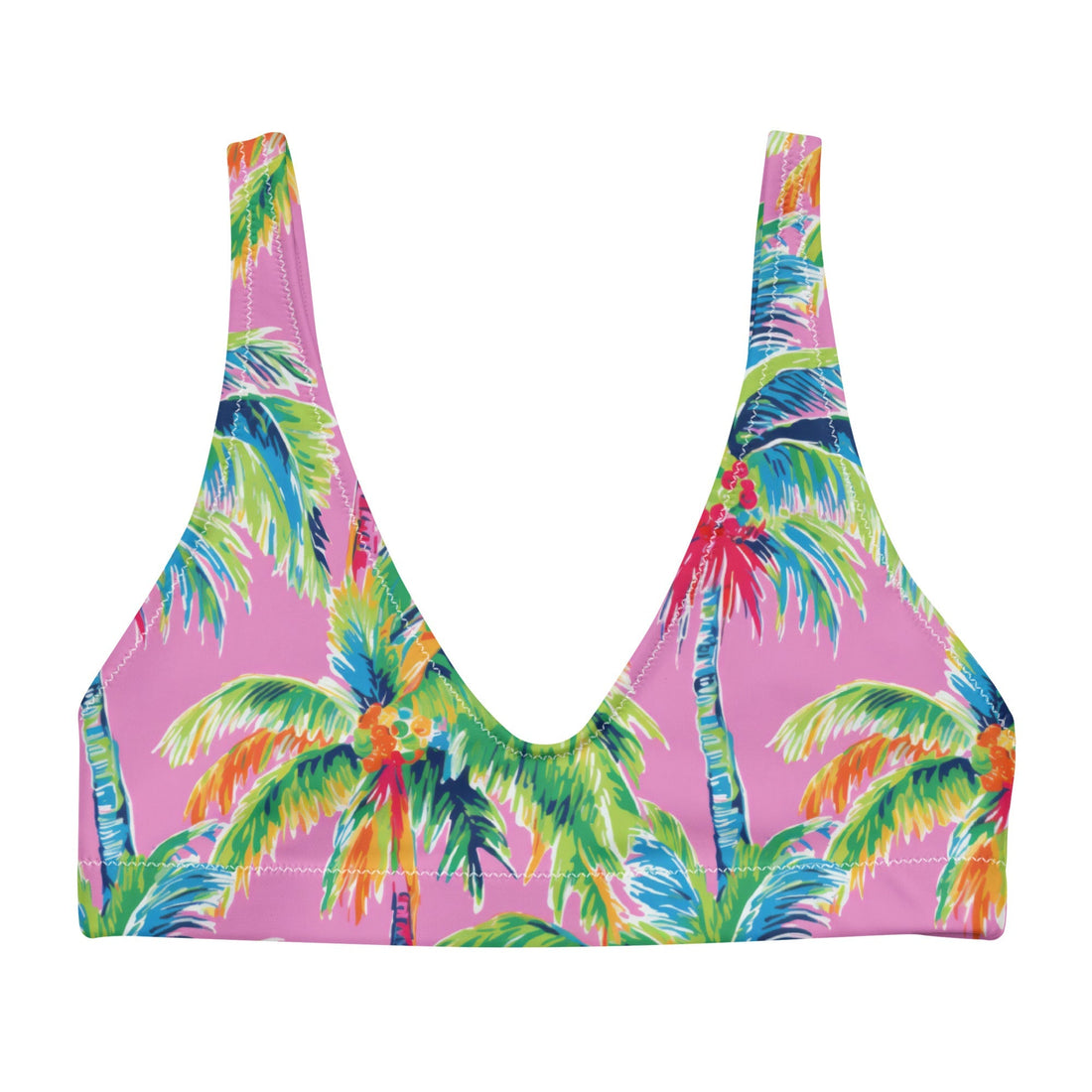 Tequila Sunrise Bikini Top-Coastal Cool-Recycled Swimsuits and Beachwear