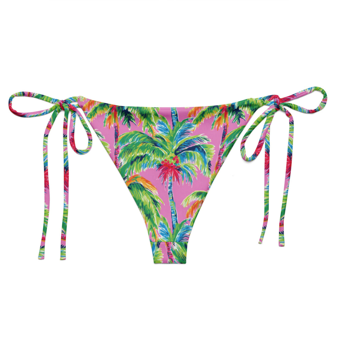 Tequila Sunrise String Bikini Bottom-Coastal Cool-Recycled Swimsuits and Beachwear