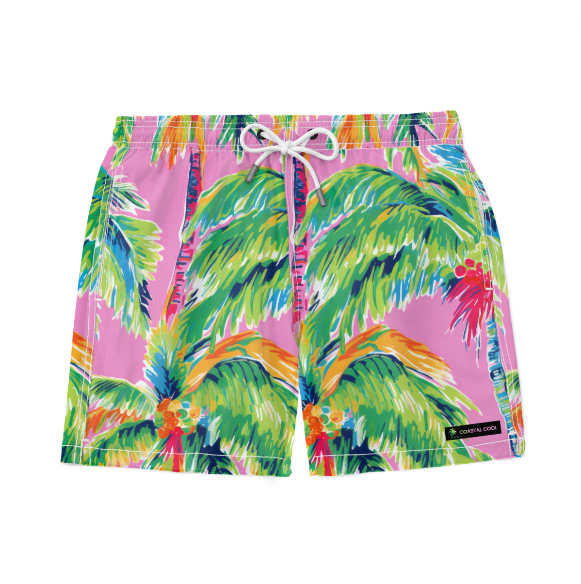 Tequila Sunrise Swim Trunks-Coastal Cool