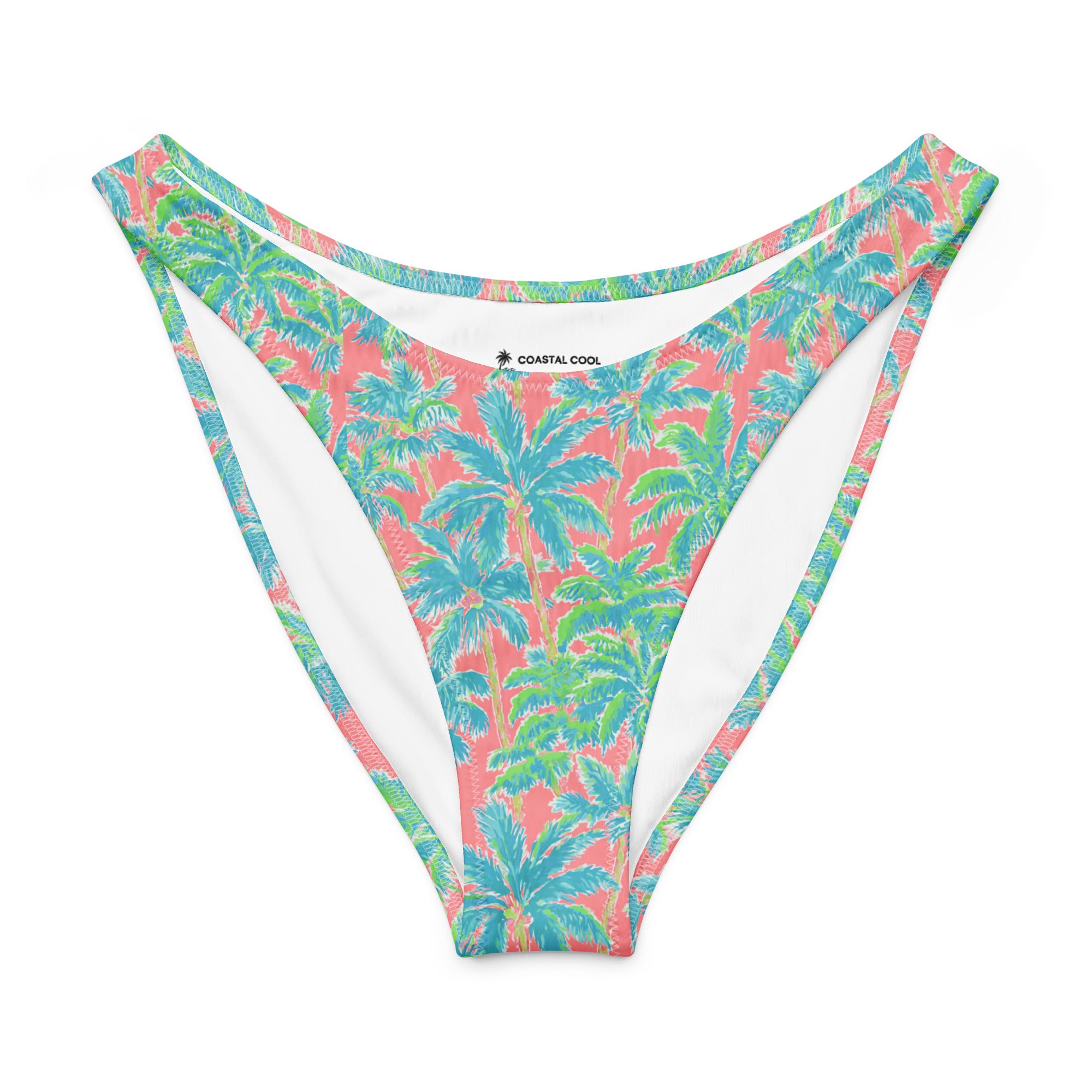 Tequila Sunrise V-Waist Bikini Bottom-Coastal Cool