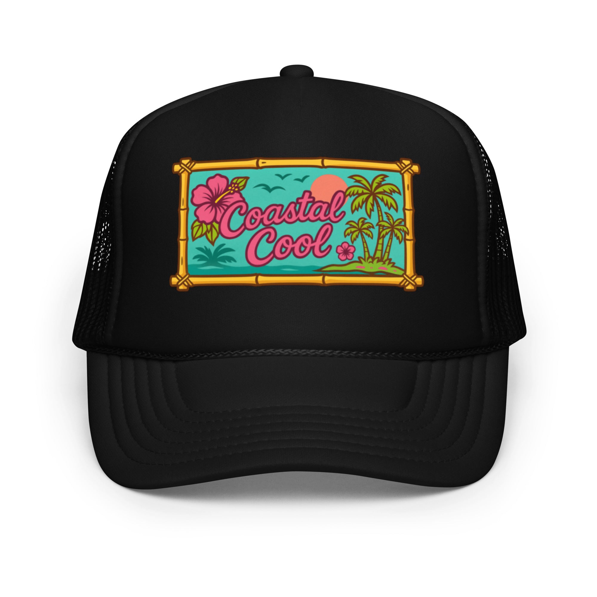 The Getaway Frame Hat - Black-Coastal Cool