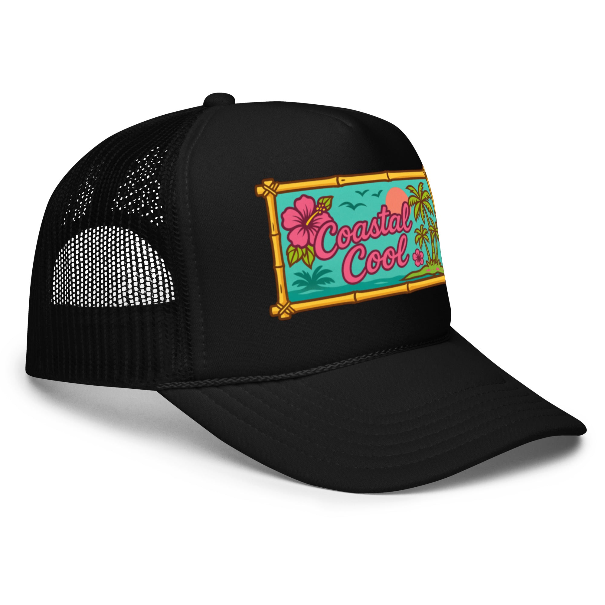 The Getaway Frame Hat - Black-Coastal Cool