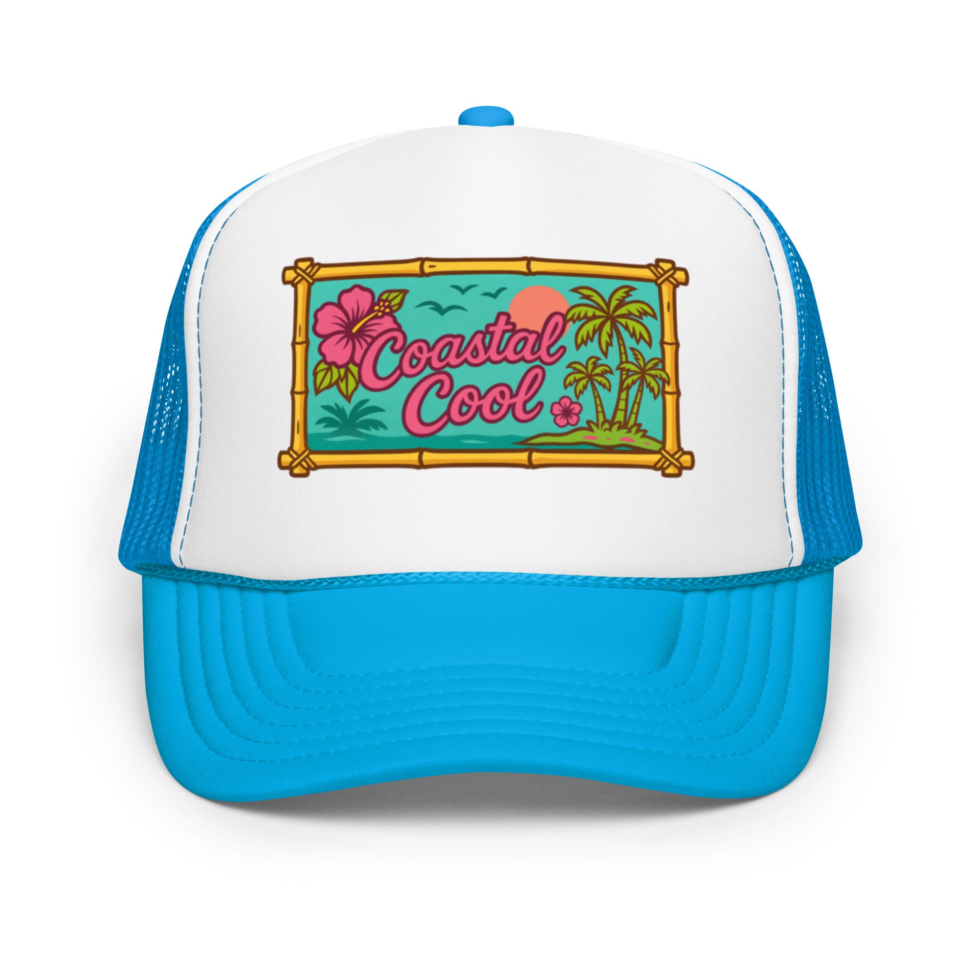 The Getaway Frame Hat - Blue-Coastal Cool