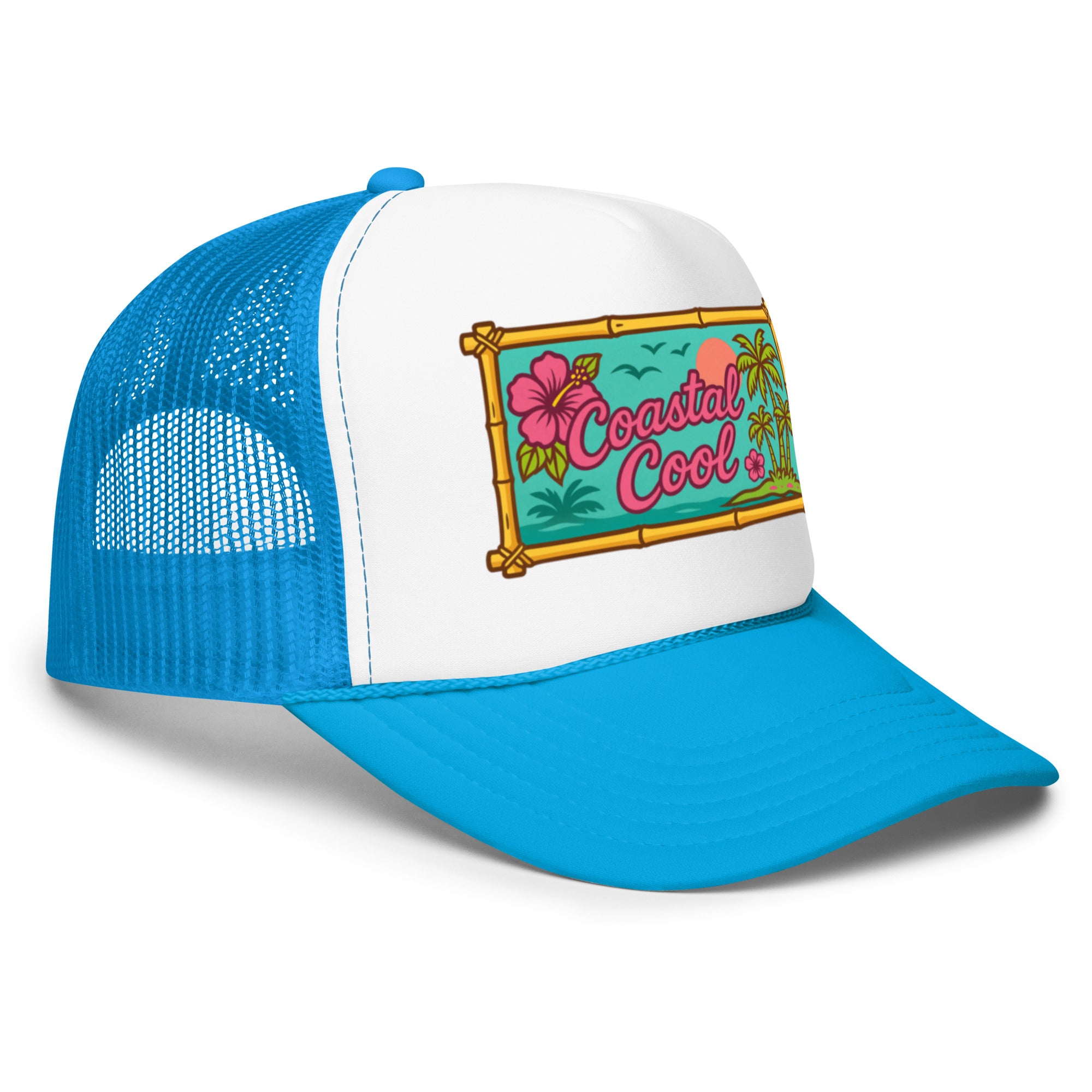 The Getaway Frame Hat - Blue-Coastal Cool