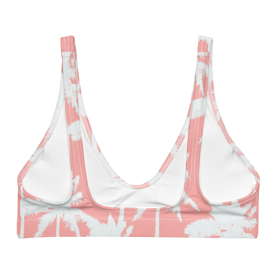 The Groove Pink Bikini Top-Coastal Cool-Recycled Swimsuits and Beachwear