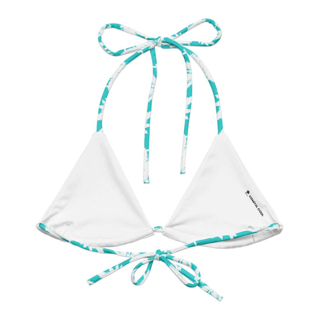 The Groove String Bikini Top-Coastal Cool-Recycled Swimsuits and Beachwear