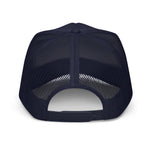 Tide Line Hat - Navy-Coastal Cool performance trucker hat durable high quality comfort fit