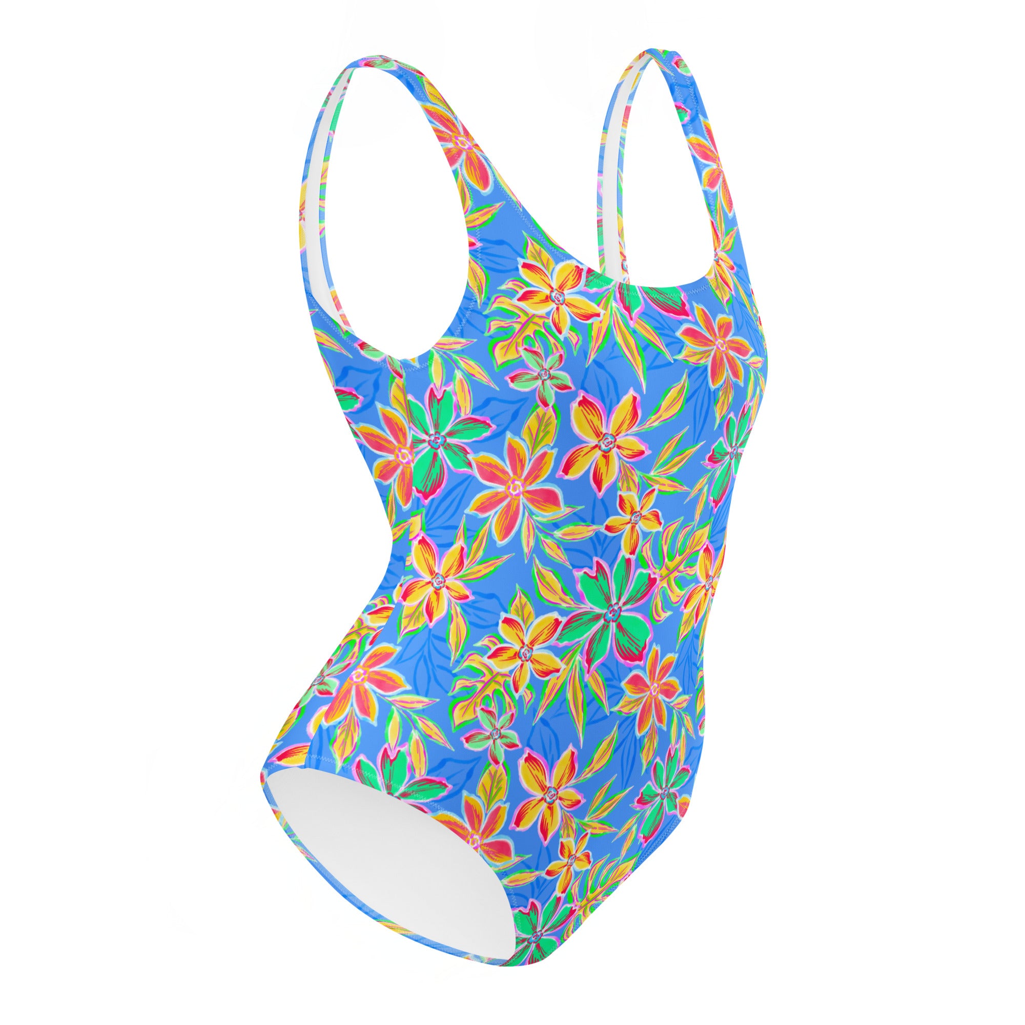 Tidewater One-Piece Swimsuit-Coastal Cool