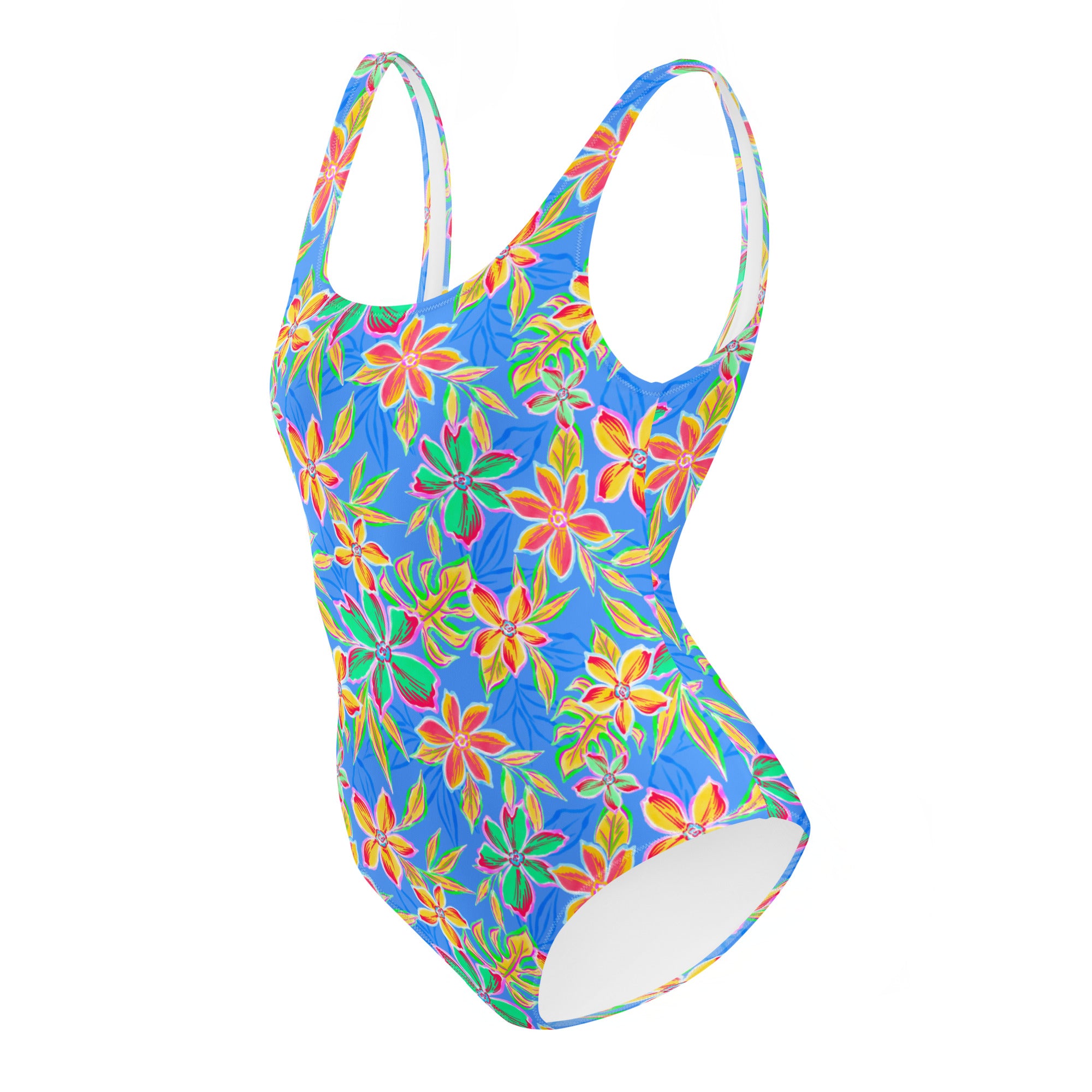 Tidewater One-Piece Swimsuit-Coastal Cool
