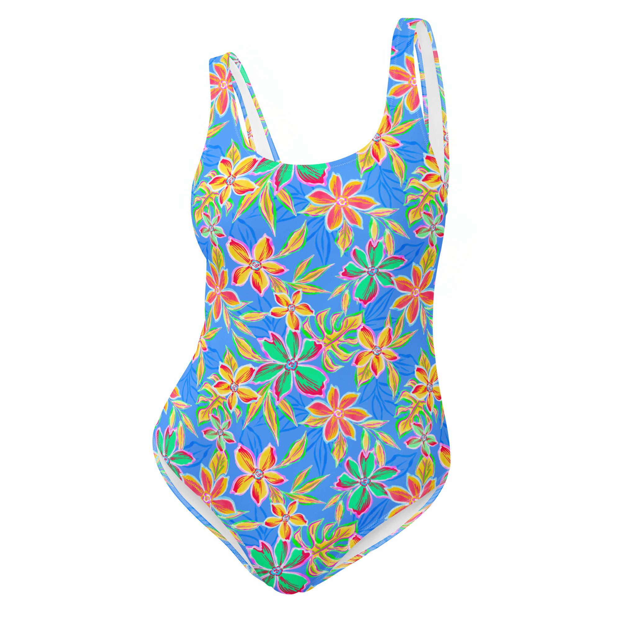 Tidewater One-Piece Swimsuit-Coastal Cool