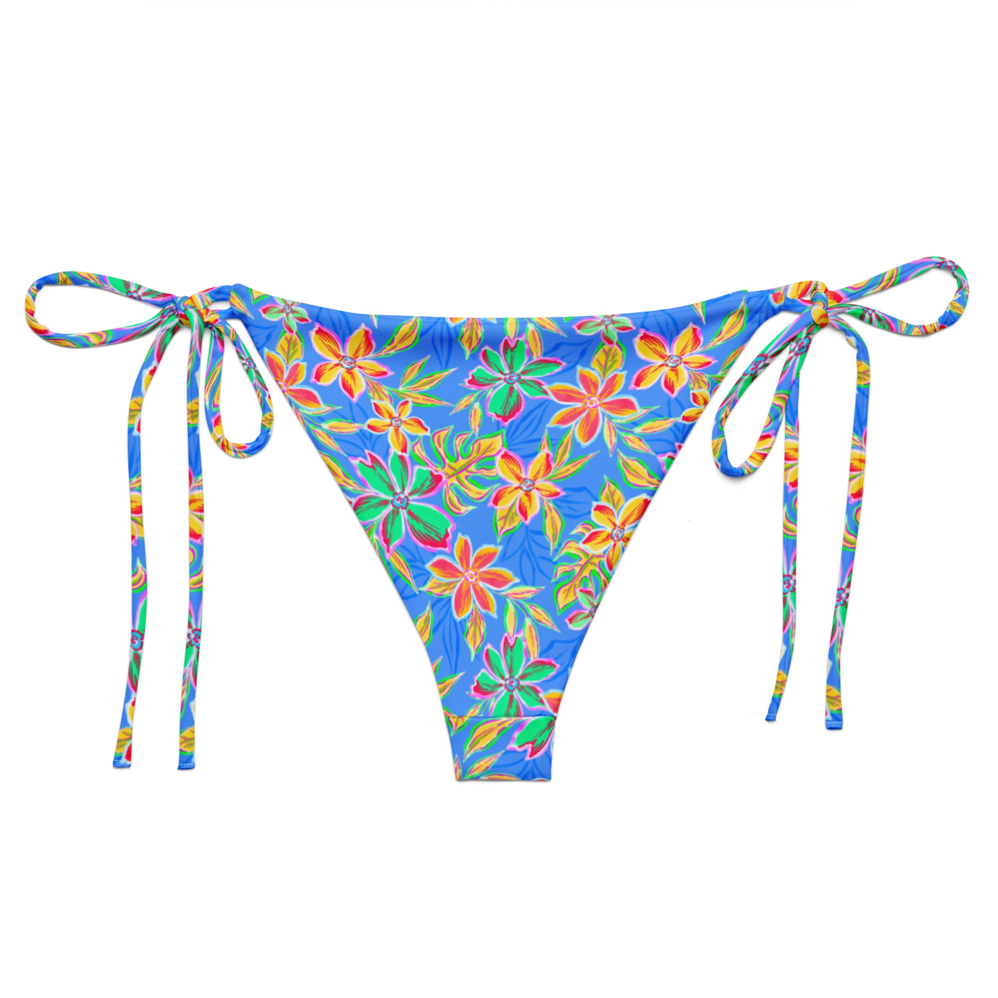 Tidewater String Bikini Bottom-Coastal Cool