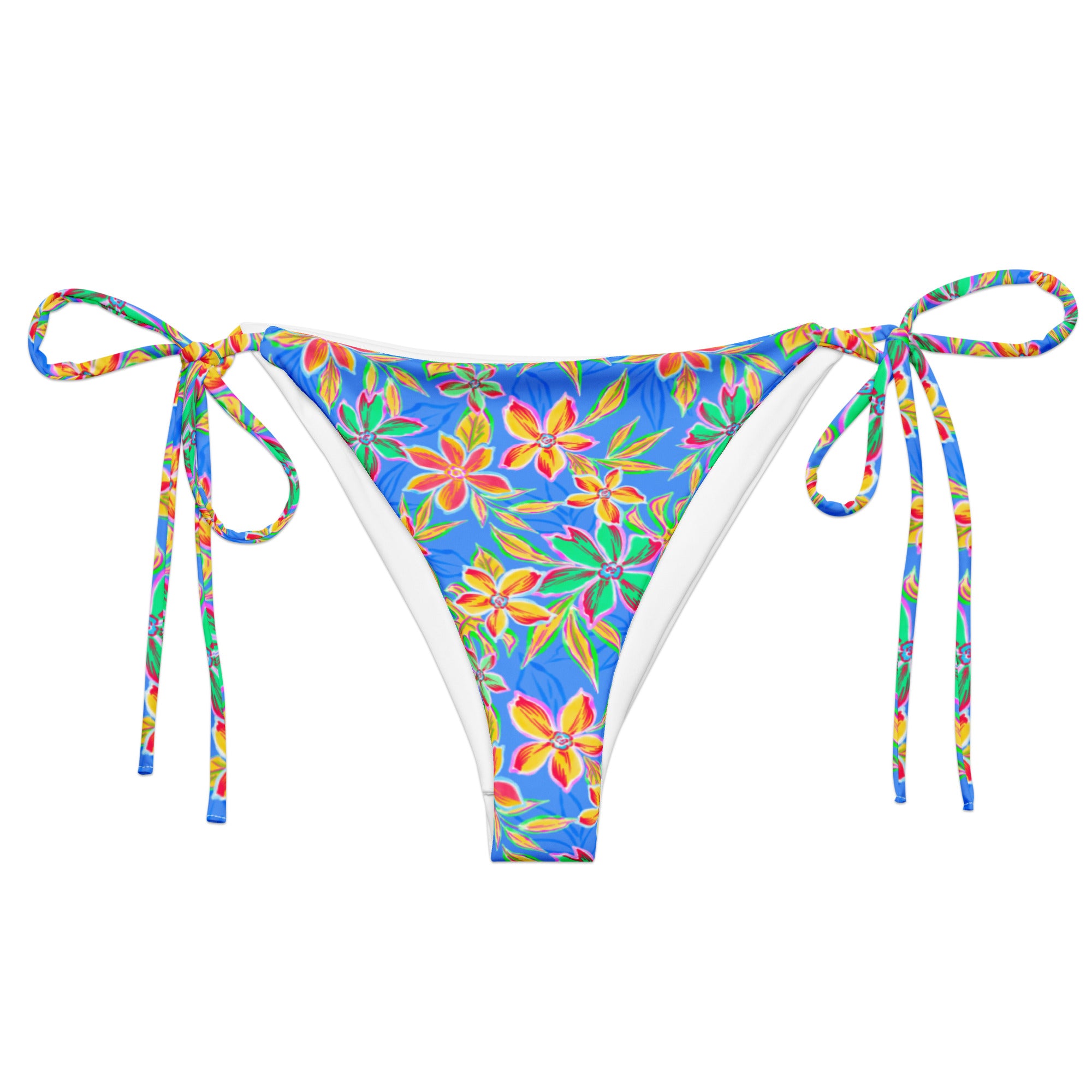 Tidewater String Bikini Bottom-Coastal Cool