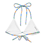 Tidewater String Bikini Top-Coastal Cool