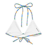 Tidewater String Bikini Top-Coastal Cool