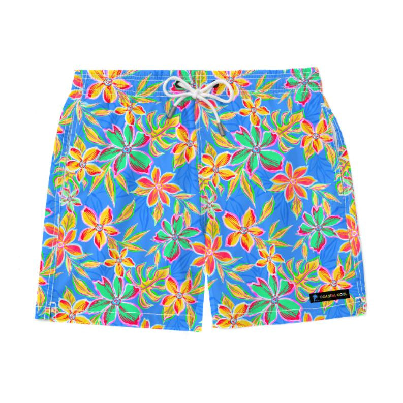 Tidewater Swim Trunks-Coastal Cool