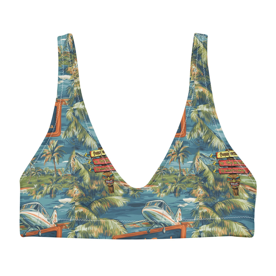 Today in the Quay Bikini Top - CUSTOM-Coastal Cool-Recycled Swimsuits and Beachwear