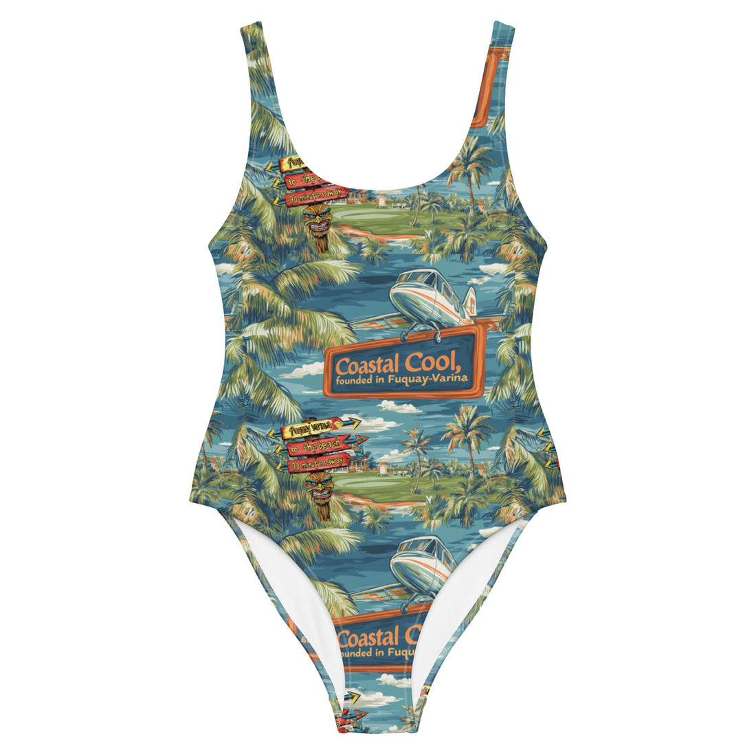 Today in the Quay One-Piece Swim - CUSTOM-Coastal Cool