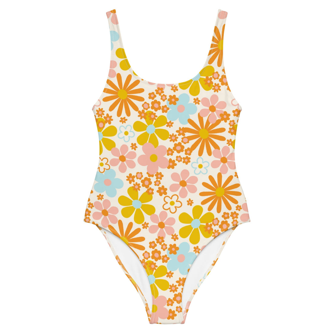 Tropical Temptations One-Piece Swim-Coastal Cool