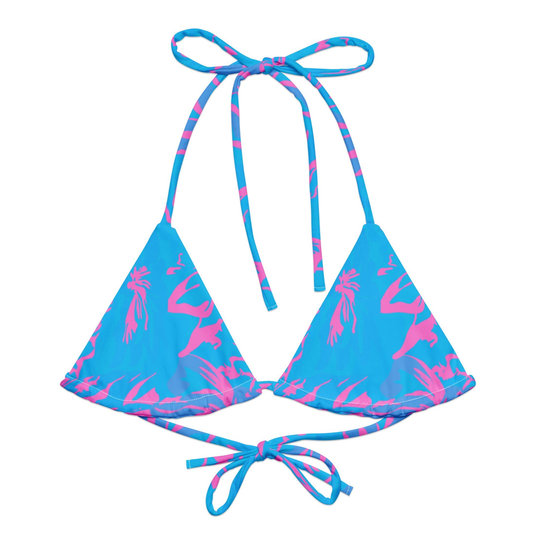 Vacation String Bikini Top-Coastal Cool