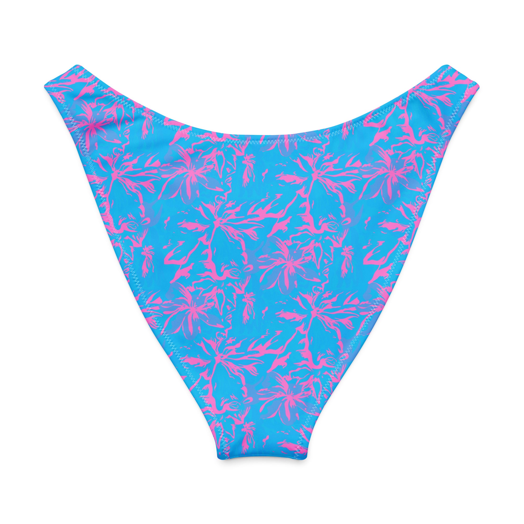 Vacation V-Waist Bikini Bottom-Coastal Cool