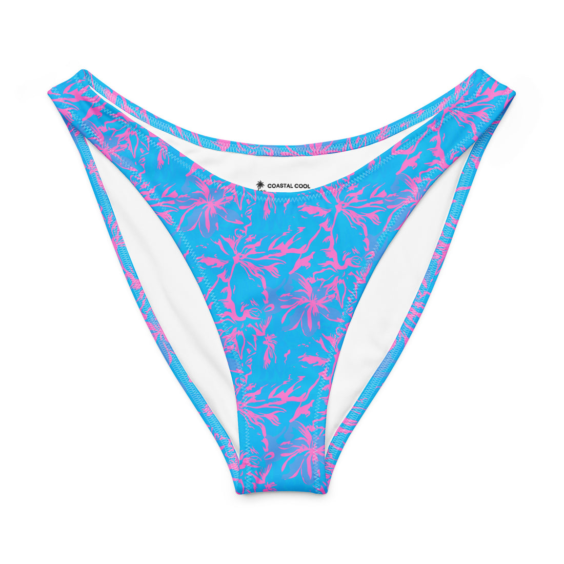 Vacation V-Waist Bikini Bottom-Coastal Cool