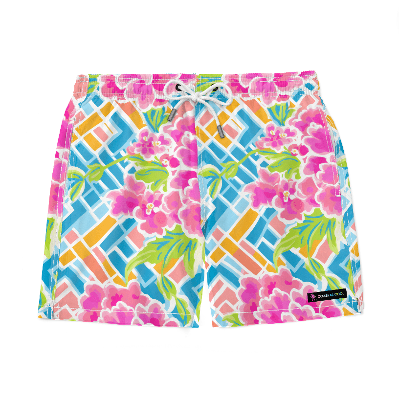 Villas Swim Trunks-Coastal Cool