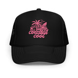 Waxed Out Hat - Black by Coastal Cool adjustable trucker hat durable fit