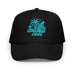 Waxed Out Hat - Black by Coastal Cool adjustable trucker hat durable fit