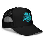 Waxed Out Hat - Black by Coastal Cool adjustable trucker hat durable fit