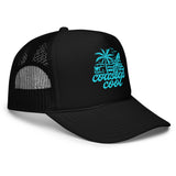 Waxed Out Hat - Black by Coastal Cool adjustable trucker hat durable fit