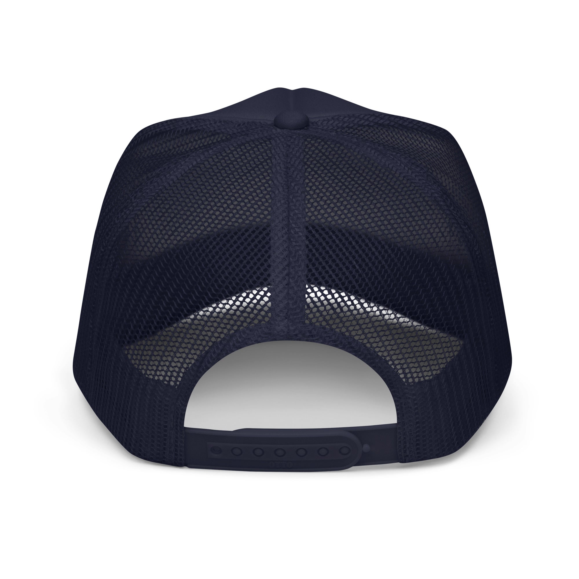 Waxed Out Hat - Navy-Coastal Cool performance trucker hat durable high quality comfort fit