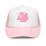 Waxed Out Hat - Pink by Coastal Cool adjustable trucker hat durable fit