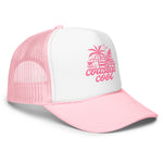 Waxed Out Hat - Pink by Coastal Cool adjustable trucker hat durable fit