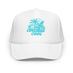 Waxed Out Hat - White by Coastal Cool adjustable trucker hat durable fit