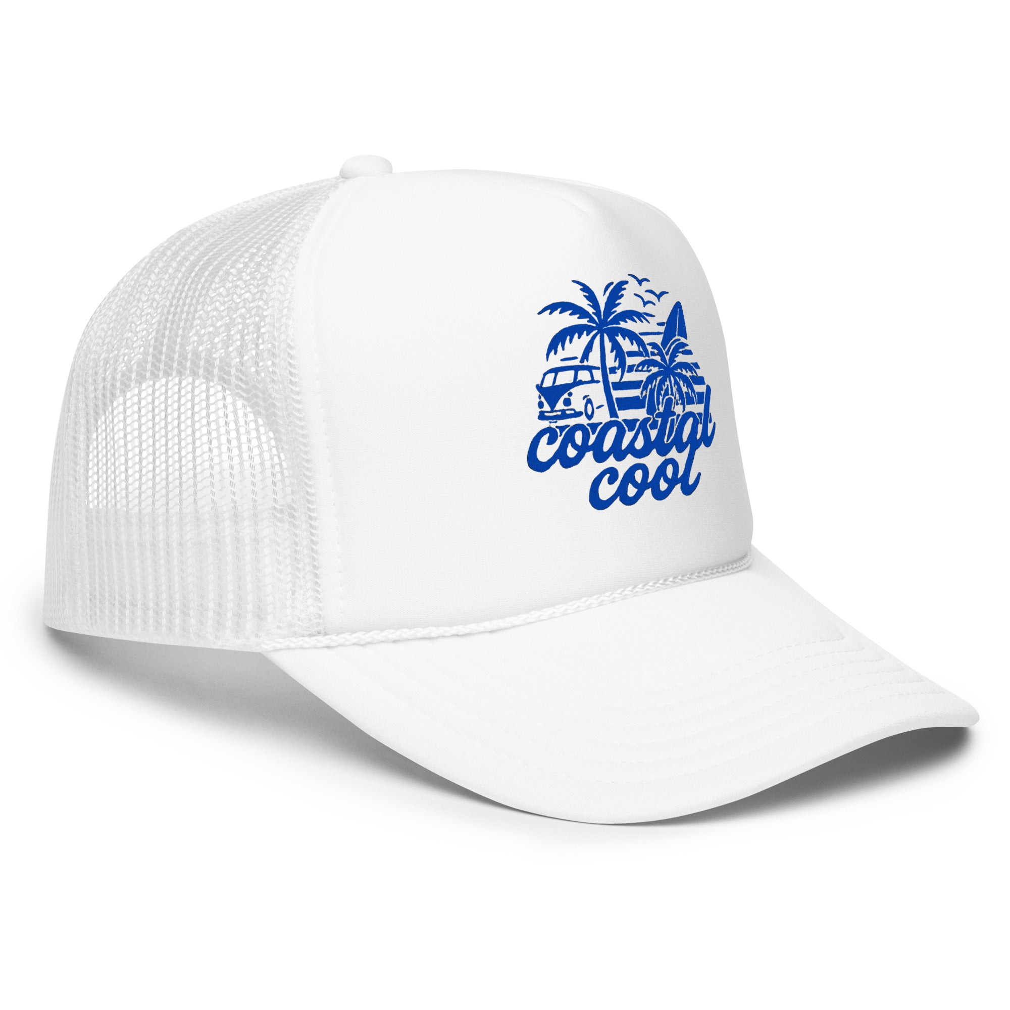 Waxed Out Hat - White-Coastal Cool