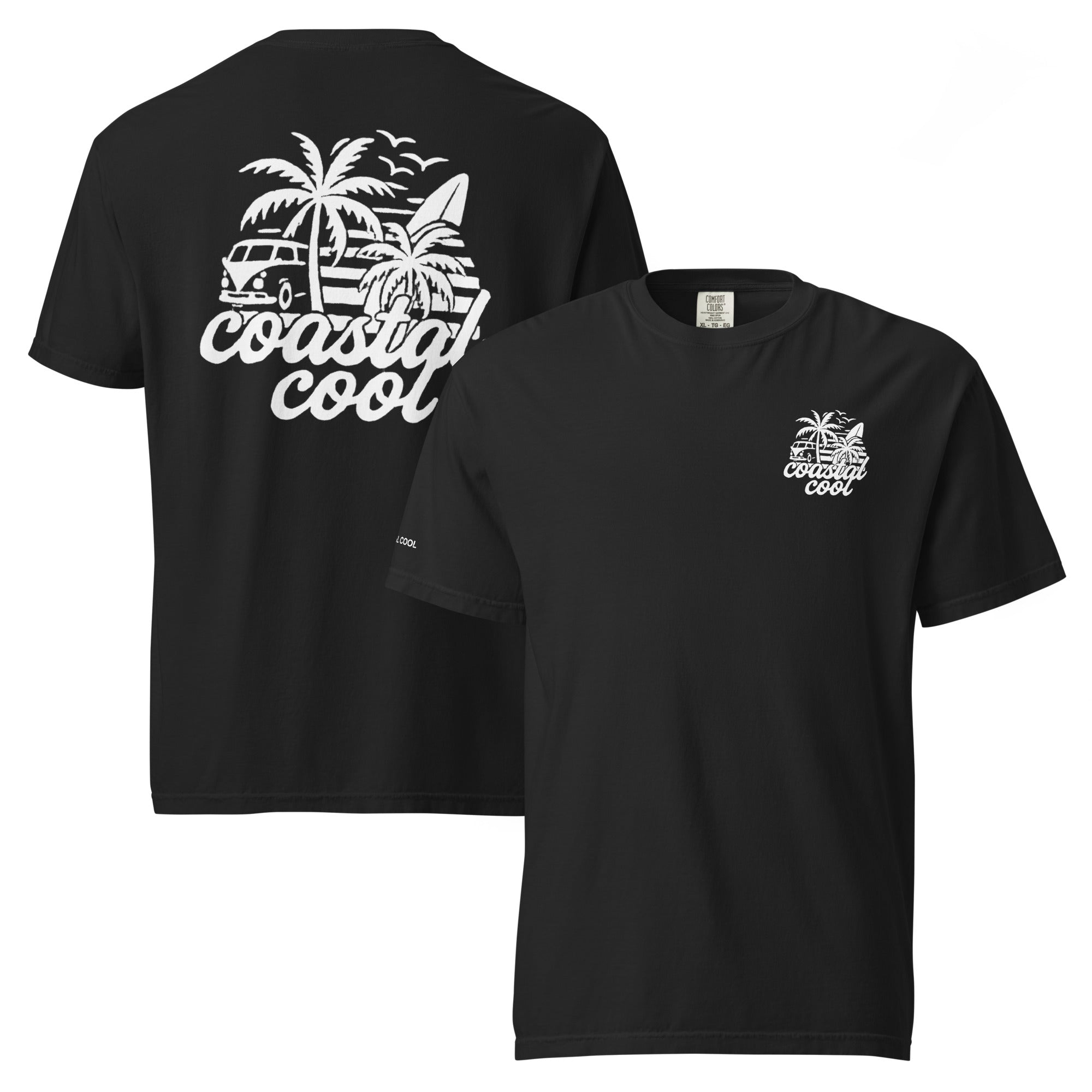 Waxed Out Tee - Black-Coastal Cool soft breathable durable high quality comfort fit