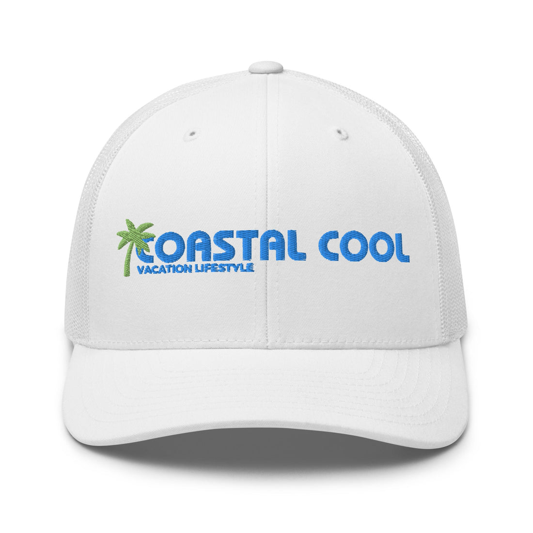 Weekend Trucker Cap-Coastal Cool-Recycled Swimsuits and Beachwear