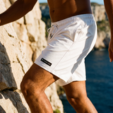White Solid Swim Trunks-Coastal Cool-2026-V1