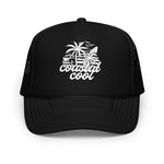White Waxed Out Hat - Black-Coastal Cool