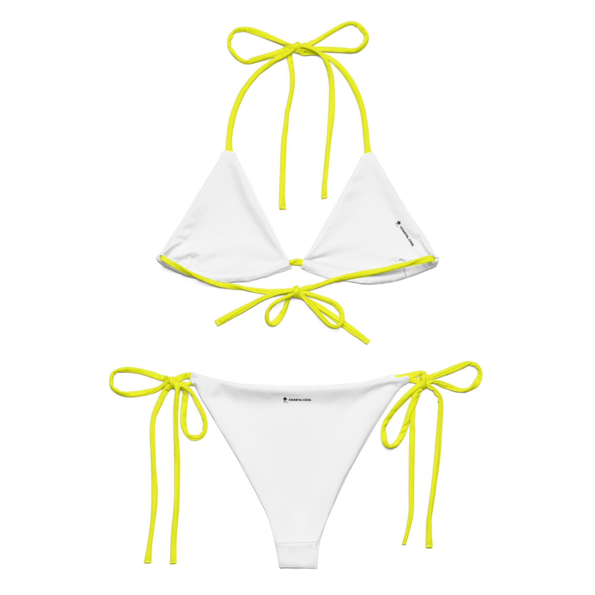 Yellow Bikini by Coastal Cool adjustable bikini set UPF 50 breathable sustainable resort style