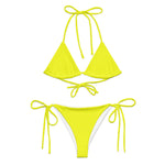 Yellow Bikini by Coastal Cool adjustable bikini set UPF 50 breathable sustainable resort style